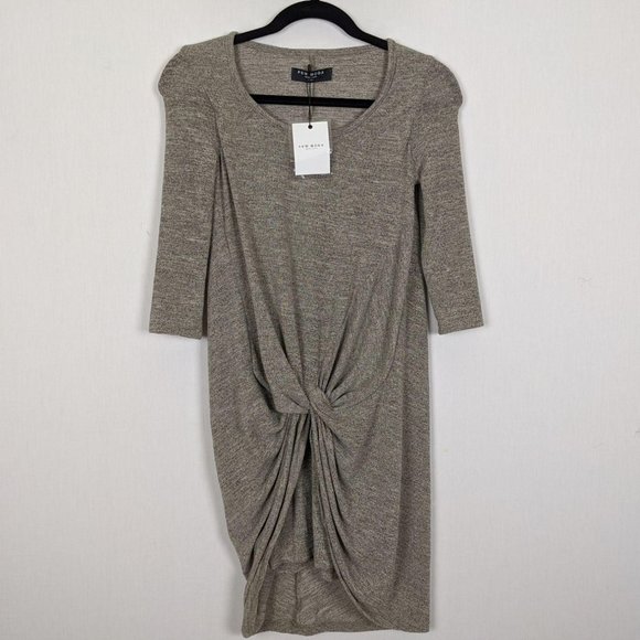FEW MODA New York comfortable gray twist shirt dre - Picture 1 of 9